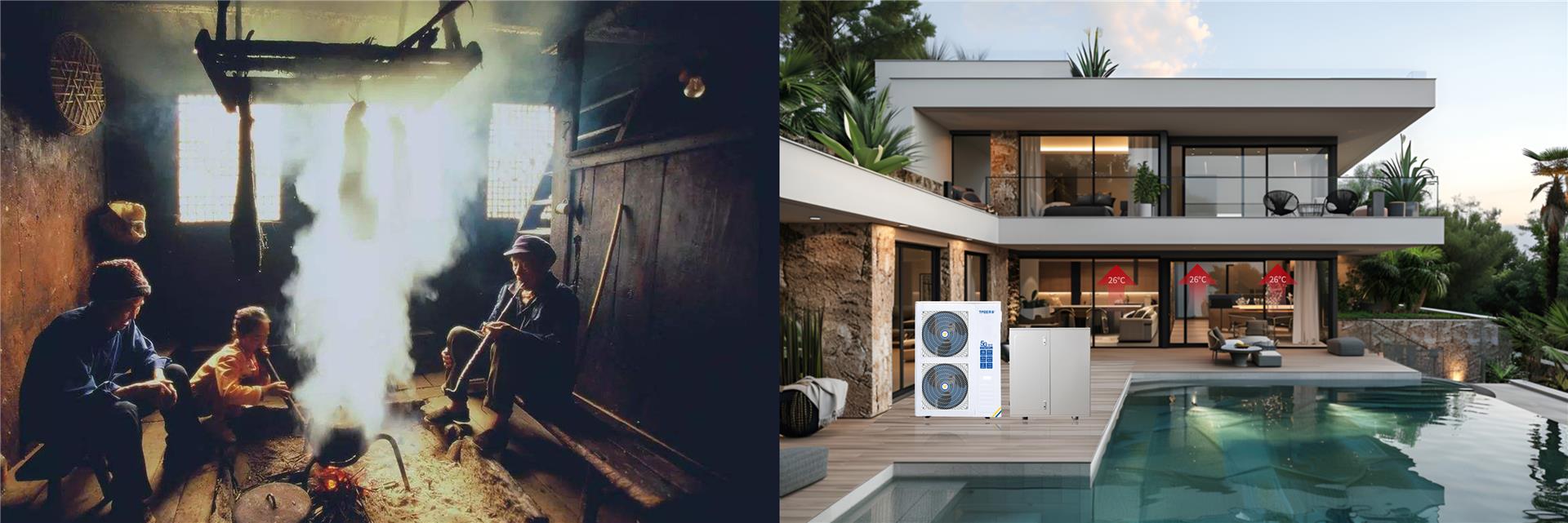 空氣能熱泵供暖