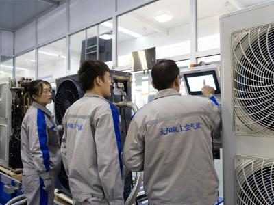 豐暖萬(wàn)家丨天豐空氣源熱泵自動(dòng)化生產(chǎn)線